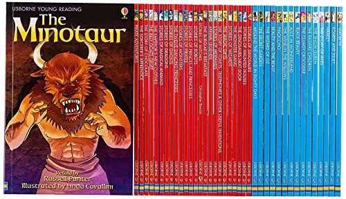 Usborne Publishing Ltd Young Reading Collection 40 illustrated Books Box Se