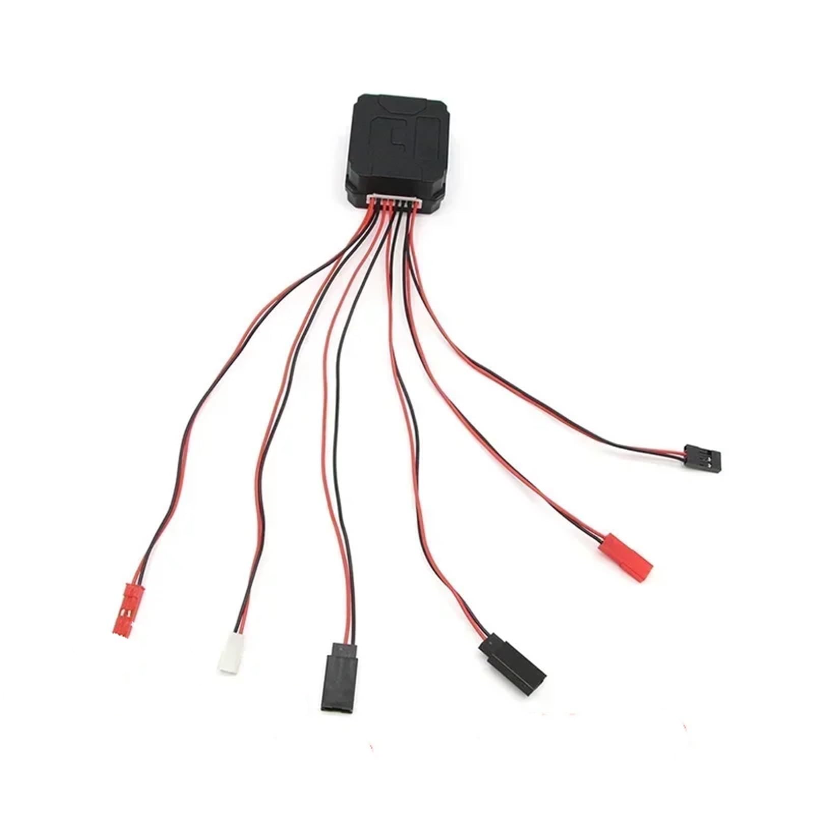 para Axial para SCX10 90046 1/10 4CH Cabrestante Control Remoto Inalámbrico Receptor RC Coche Actualizaciones Piezas Reemplazo Modificado Repuestos RC
