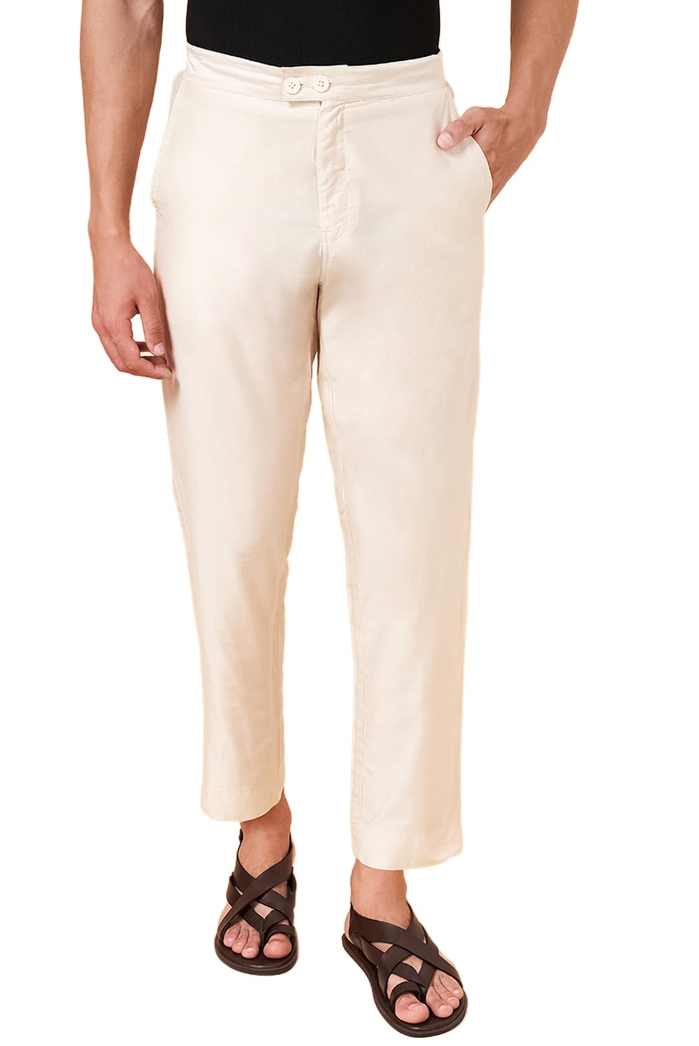 indus route by pantaloons Men's Mid Rise Regular Pants-picture-41