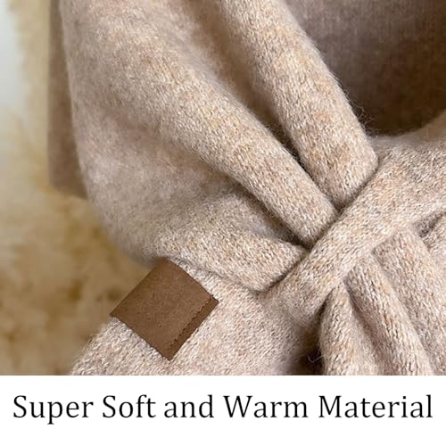 Women's Solid Color Scarf, Open Front Knitted Shawls and Wraps, Warm Casual Soft Comfortable Shawl for Daily Wear3