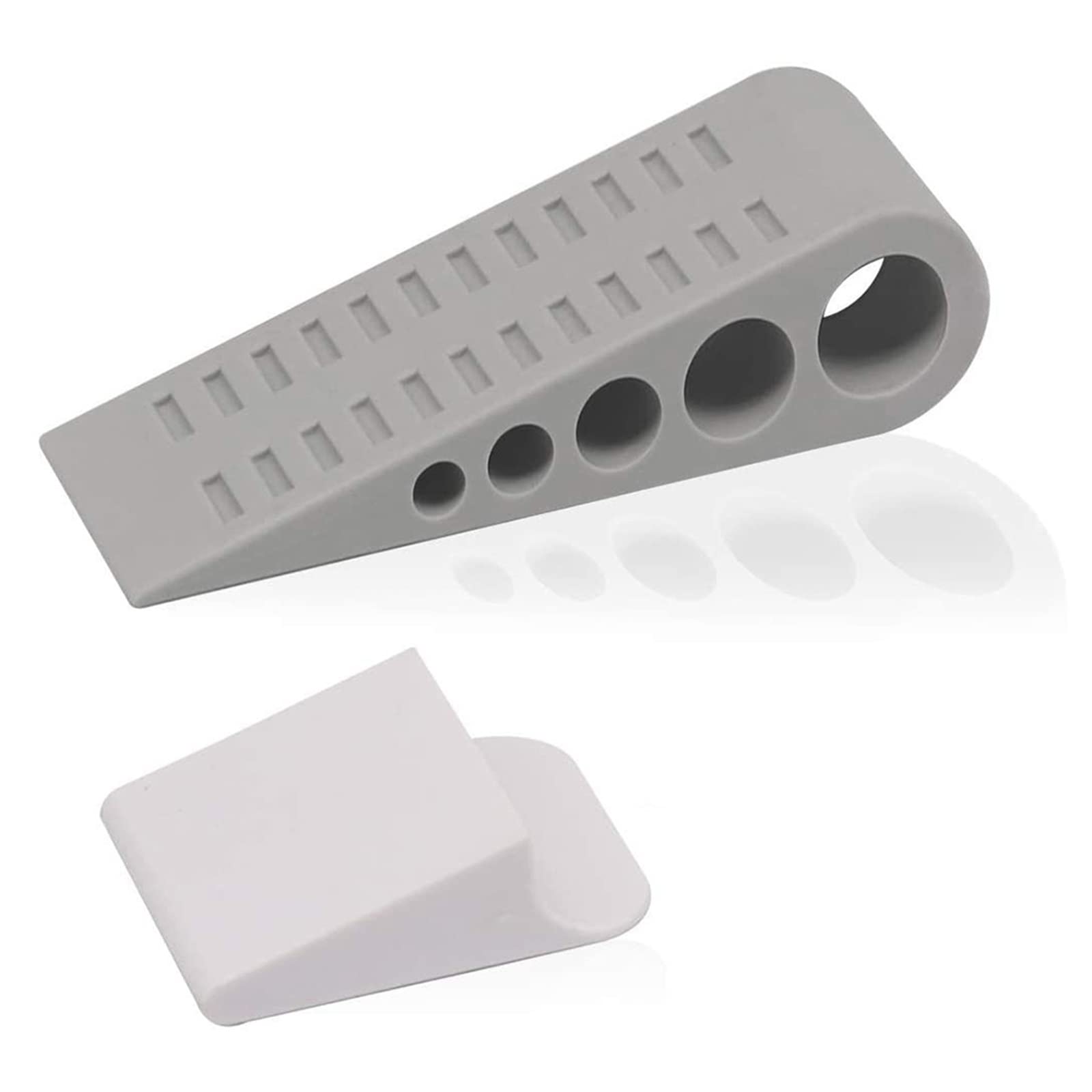 Wedges, 2Pcs Rubber Door Stopper Wedge Security Stops Holder Gear Gate Resistance Stop