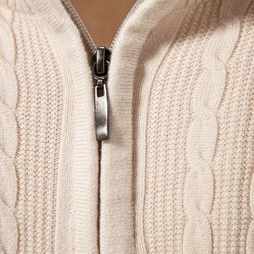 Muscularfit Mens Knit Polo Sweater Long Sleeve Slim Fit 1/4 Zip Knitted Pullover Sweaters Causal Stylish Business Knitwear2