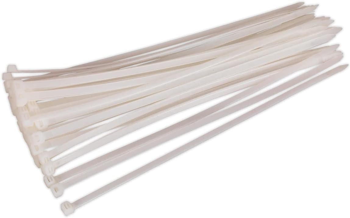 Sealey CT38048P100 Cable Tie 380 x 4.8mm Black Pack of 100