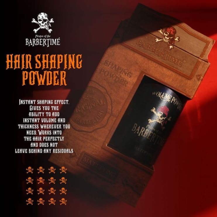 BARBERTIME Hair Styling Powder Wax, White, 20 g (Pack of 1) - Image 2