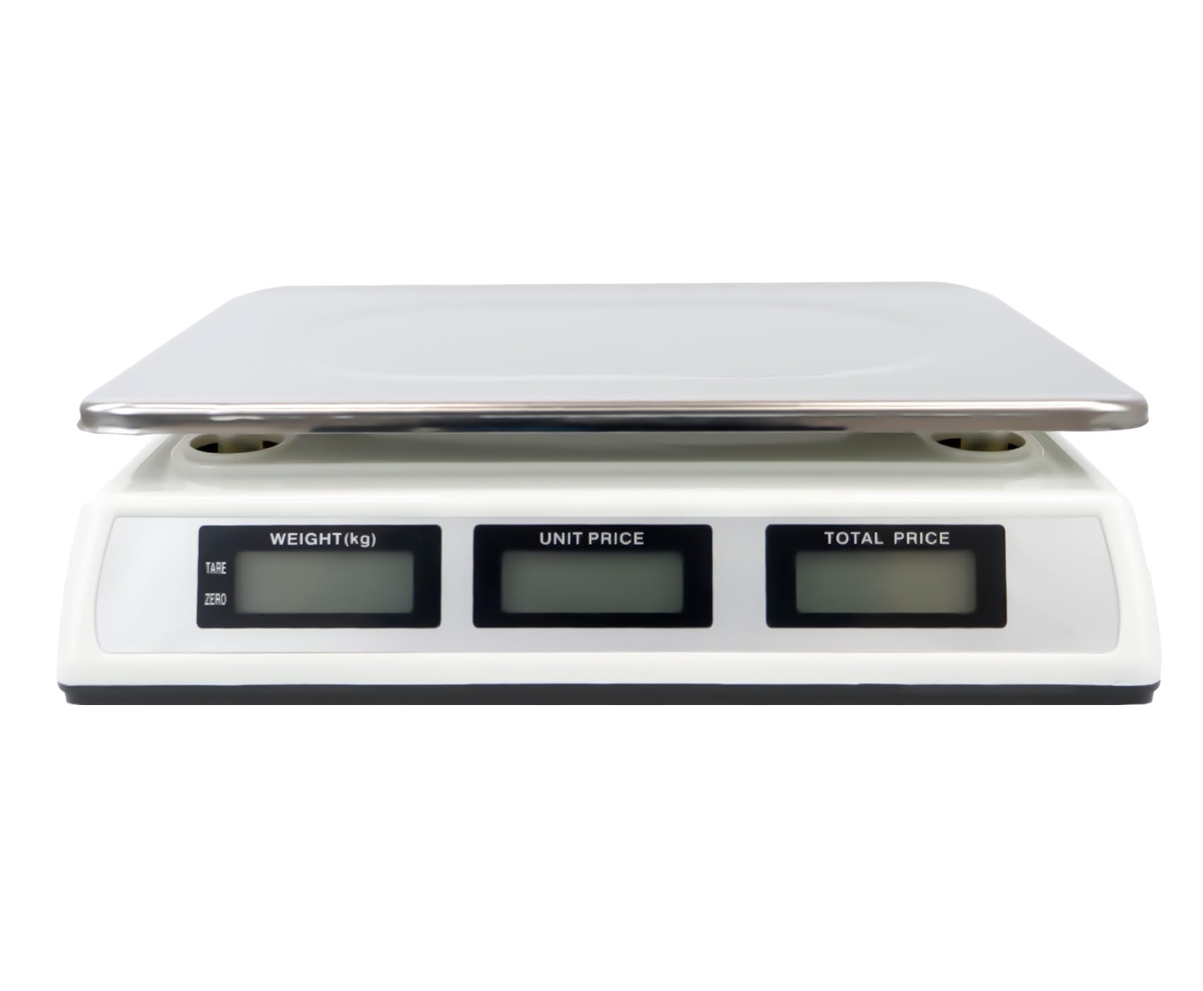 Báscula de Tienda, Electrónica, Pantalla Digital, Capacidad de Carga de hasta 40 kg, 3 Pantallas, Dimensiones de la Plataforma 32 x 23 cm, Báscula de Tara, Precisión de 2 Gramos, HDWR wagPRO-S40
