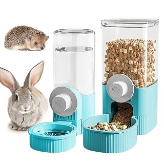Bordeag mangeoire lapin bleue 1,2 L et abreuvoir 0,5 L