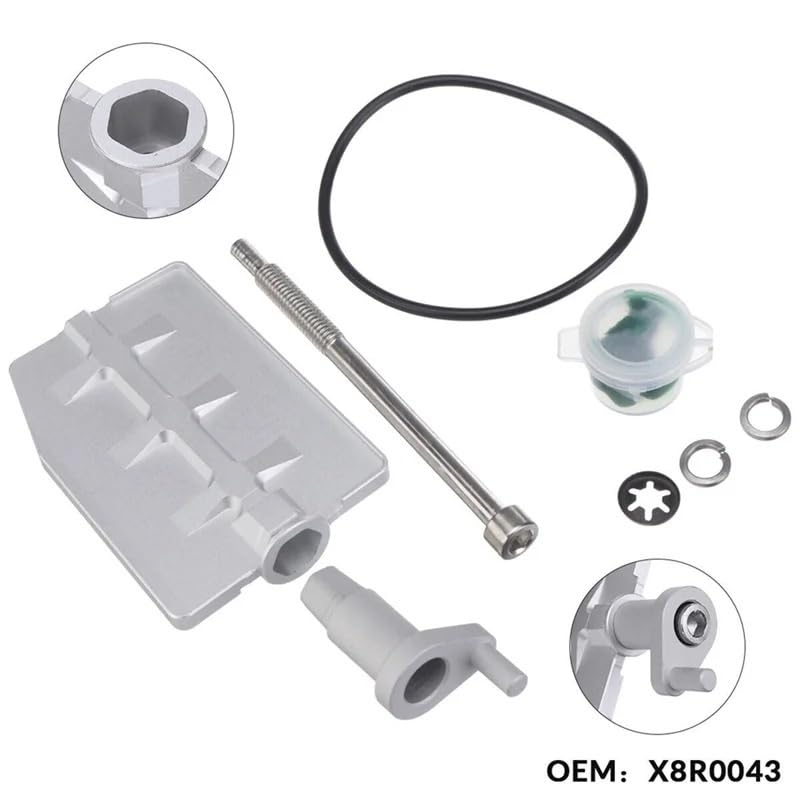 X8R0042 X8R0043 1 Juego de Kit de Reparación de Aletas de Remolino de Válvula de Colector de Admisión de Motor de Coche Compatible con BMW DISA M54 3.0 LTR