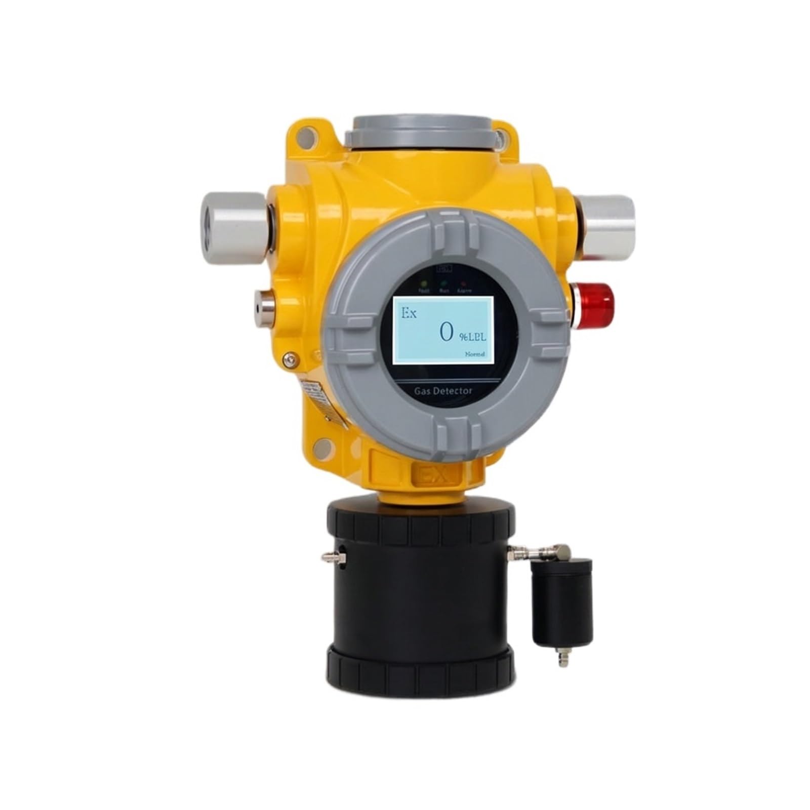 Detektor gazu do montażu gwintowego DC24V Pyłoszczelny miernik usuwania wody CH2O F2 HF Tester gazu ksylenowego(0-10000ppm)