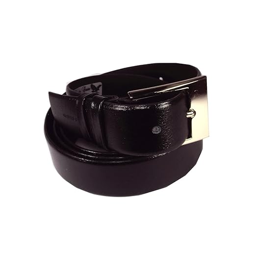 Cinto Masculina Couro Legítimo com Regulagem de Tamanho Cor:Preto;Tamanho:Grande