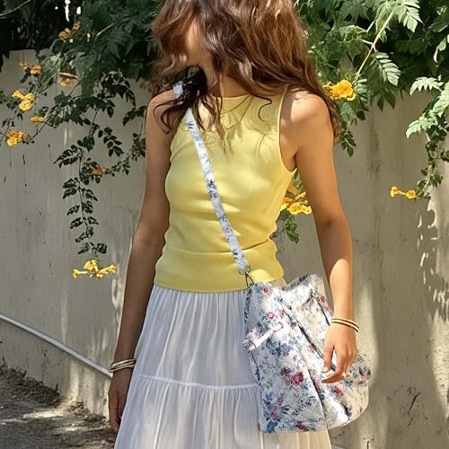 Bolso tote de viaje grande para mujer de algodón y microfibra miniatura 3