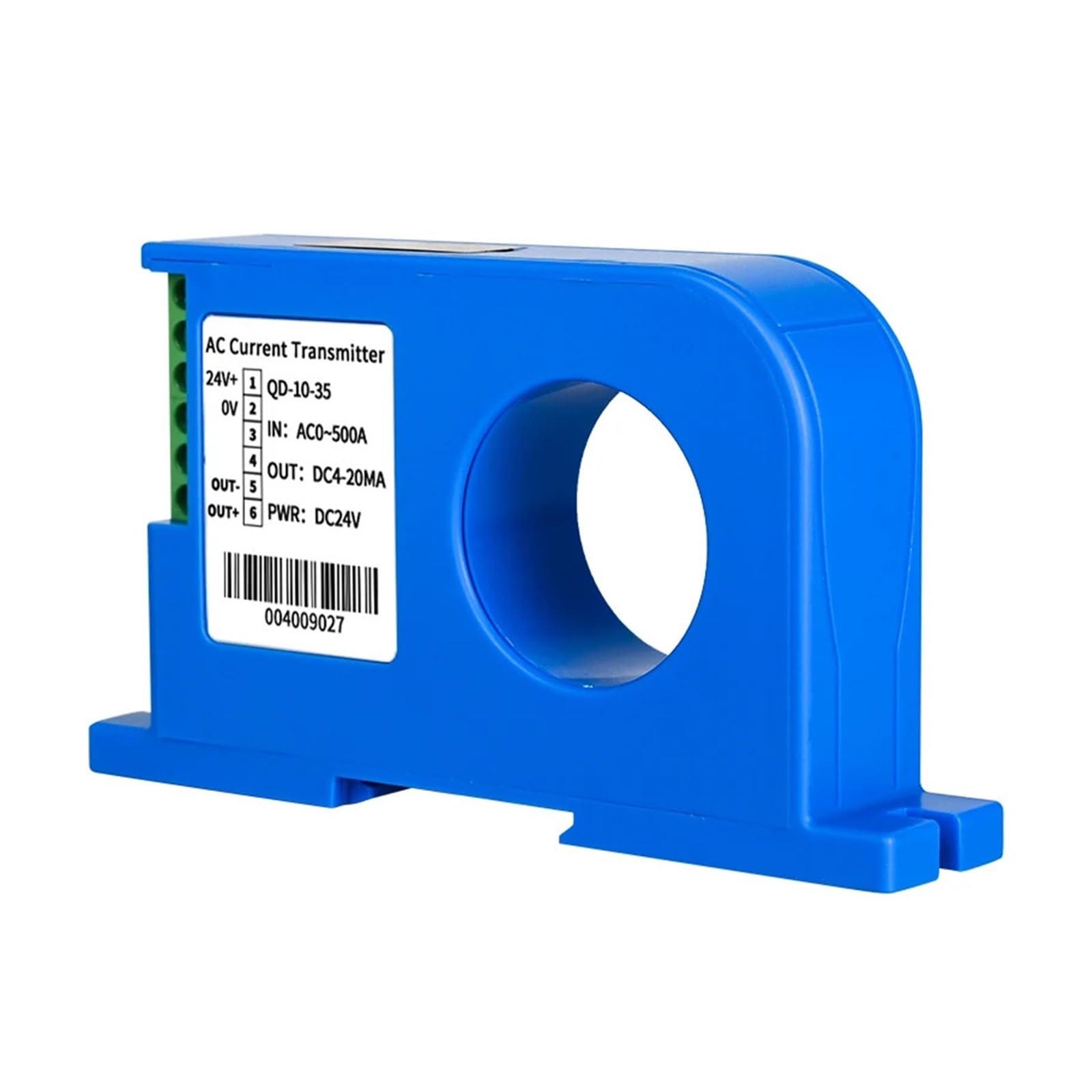 Transmetteur de courant alternatif convertisseur de signal électrique 24V CC