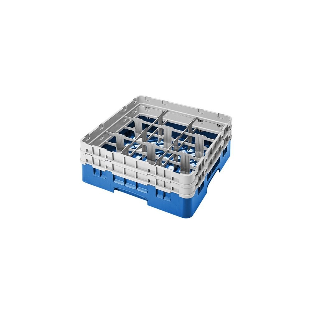 Camrack Glass Rack, W/2 Extenders, Full Size, 9 Compartments, 5-7/8'' Max. Dia., 5-1/4'' Max. (4 Pieces/Unit)