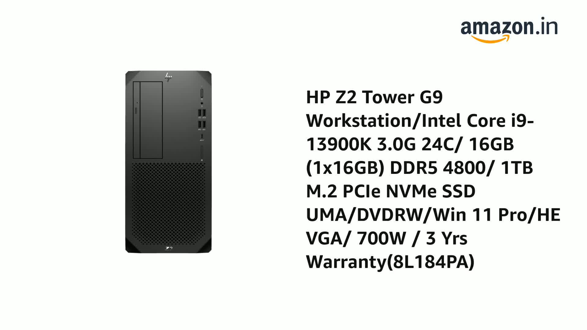HP Z2 Tower G9 Workstation Intel Core i9-13900K