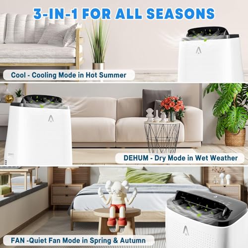 Image of Garvee 3-in-1 Portable Air Conditioner, 14000 BTU (9300 BTU SACC) AC Unit