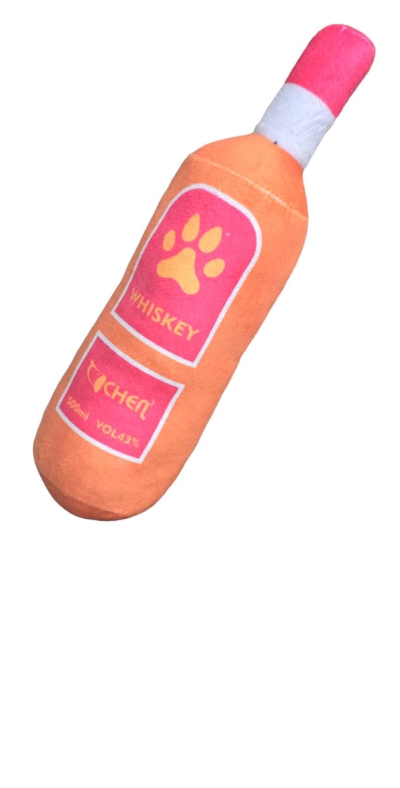 WAGGYTAILS PetDog Puppy Dog Toy | Italian Series | Plush Toys for Dogs | Puppies Toy | Dog Squeaky Toy | Soft Toys for Dogs and Puppies | Pet Toys for Dog (Whiskey Orange) (B0D8QN7221) Amazon Price History, Amazon Price Tracker