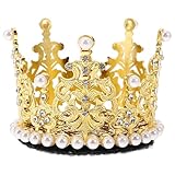 HOMOBABE Krone Helmdeko mit Strasssteinen Selbstklebendes Helmzubehör für Fahrrad Motorrad und Ski Gelb Praktisches Accessoire für Sport und Freizeit