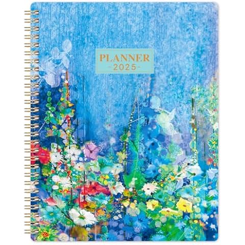 Planner 2025-8" x 10", Weekly & Monthly Planner 2025, JAN.2025 - DEC.2025, Planner 2025 with Sturdy Cover, Premium Paper, Twin-wire Binding Cover