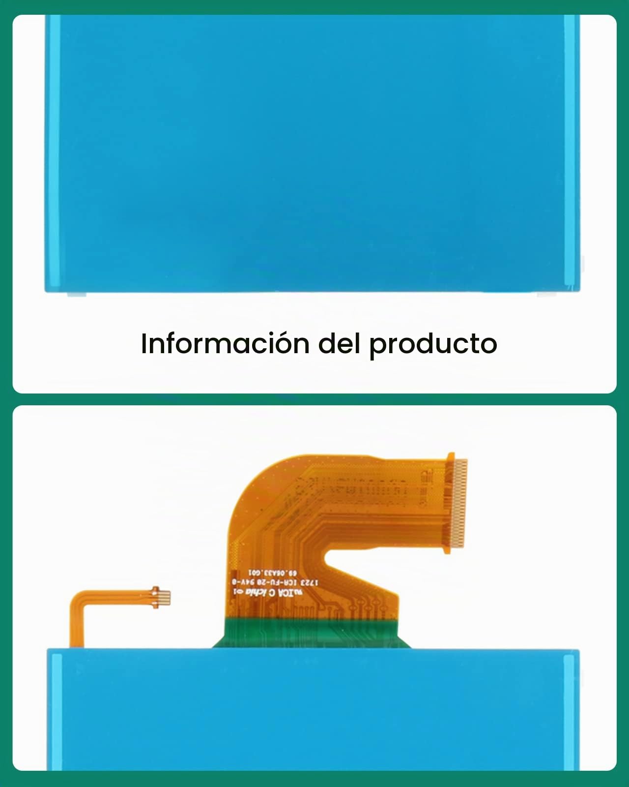 Para Nintendo Switch Pantalla LCD Para Nintendo Switch Pantalla de repuesto HAC-001 2017 1 ª primera generación, película templada libre, pegamento y herramientas (No incluye la pantalla táctil)