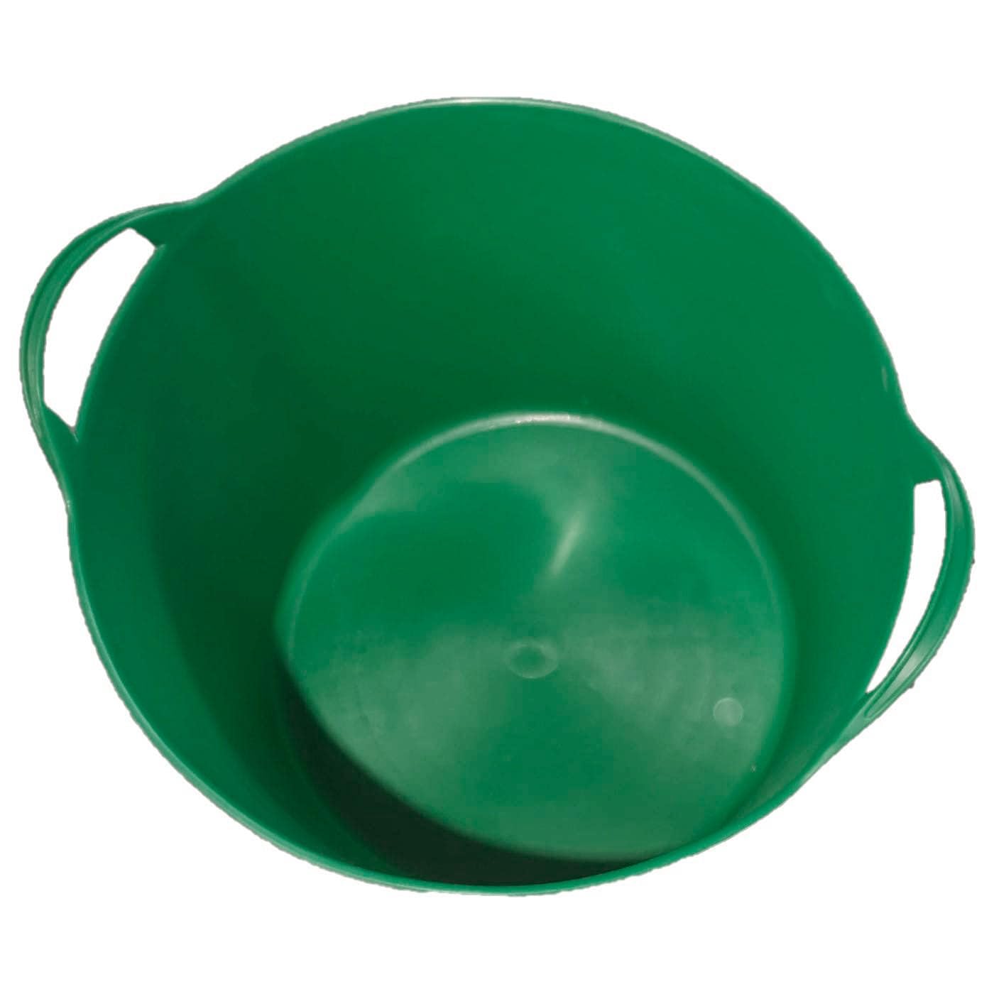 Tradineur - Pack de 6 Capazo Flexible - Capacidad de 42 litros - Ideal para Trabajo de Vendimia, Agricultura - 45 x 33 cm - Color Verde