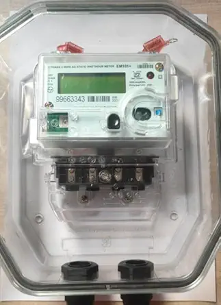 L&T (Larsen & Toubro Limited) Single Phase Sub Meter LCD Display 10-60A