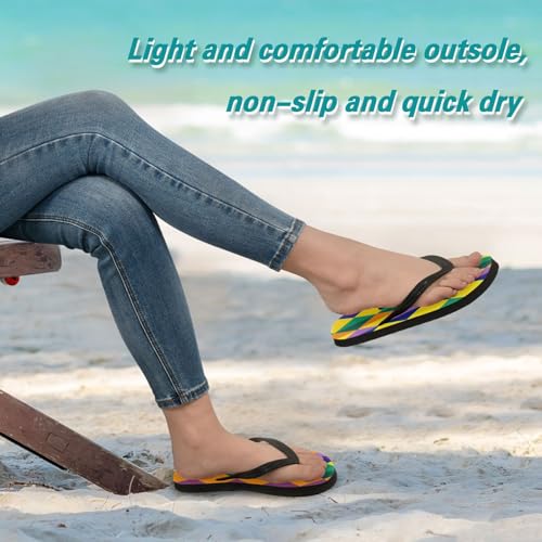 Women Beach Summer Casual Flip Flop St'patrick DayQuick Dry Sandals Slipper for Men 214B25453