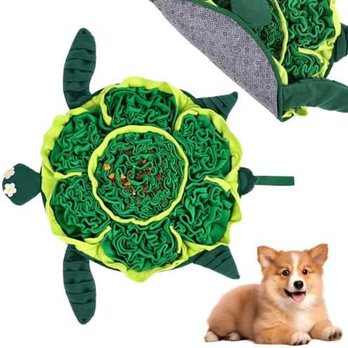 OSDUE Alfombra Olfativa Perros 60*50CM Lavable a Máquina Snuffle Mat para Perros Portátil Interactiva Almohadilla Olfatear Mascotas para Pequeños Medianos Grandes Juguete Inteligencia para Antiestrés
