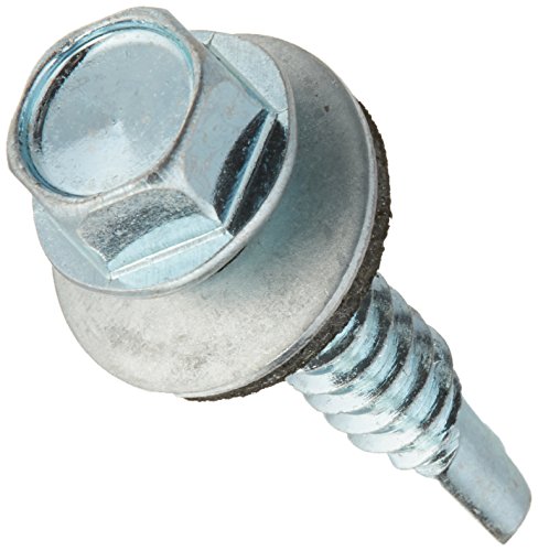 Vis autoforante 1/4-14-Inch Hillman avec joint néoprène pour stopper la rouille et les fuites