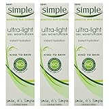 Simple Ultra-Light Gel Moisturizer 1.5 OZ (Pack of 3)