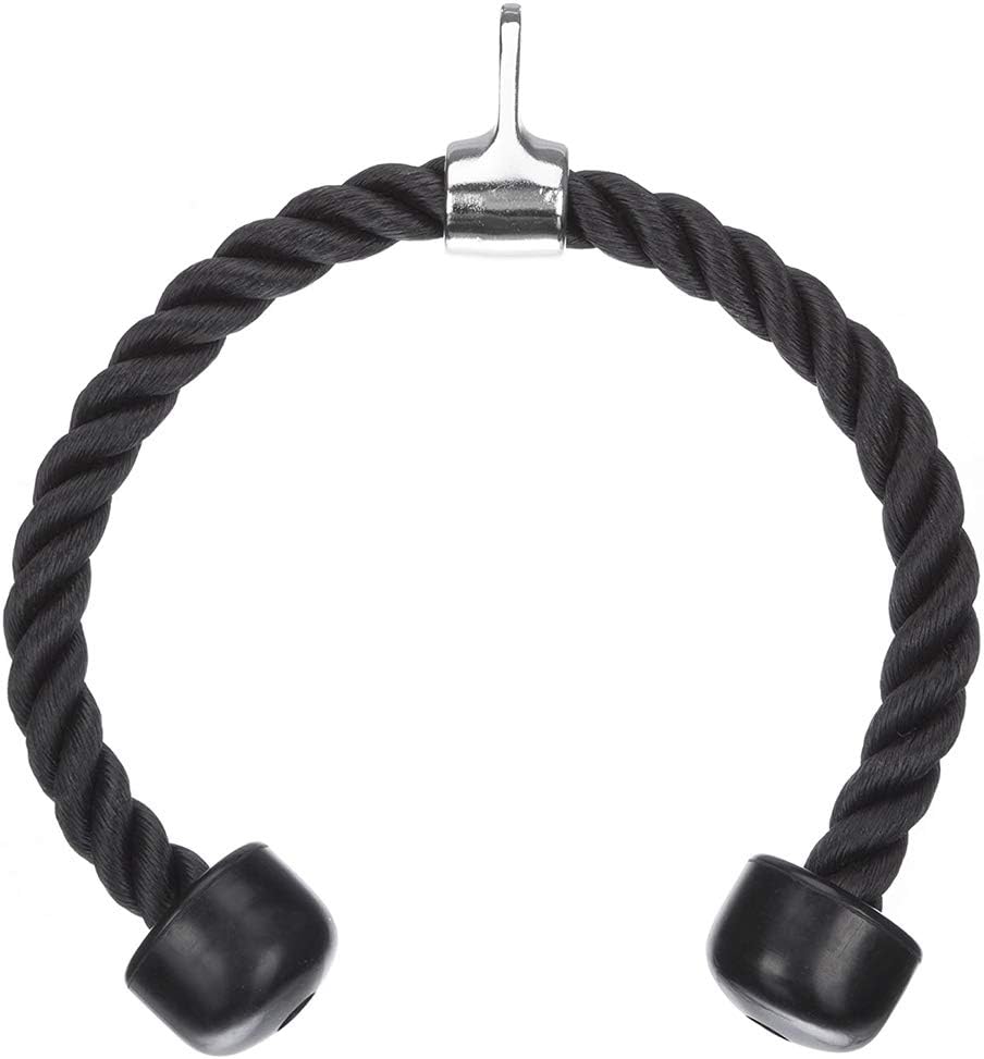 Push Pull Down Rope Cord for Multi Gym, Non Slip Cable Attachment for Gym, Easy to Grip & Non Slip, for Thick Fat Bar Training Combo