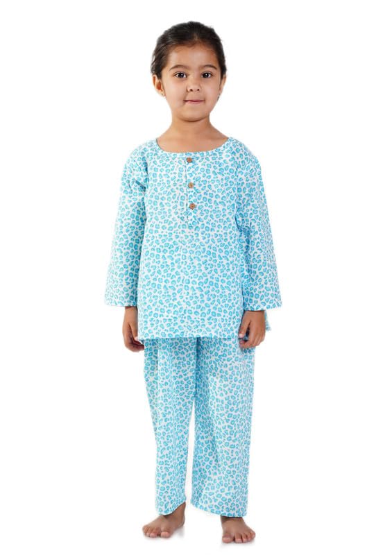 Image of Chheent Girls Cotton Night Suit | Baby Kids Sleep Suit | Pajama Set Boys | Kids Pajama Sets | Kids Dress | Kids Pant Set | Baby Suit