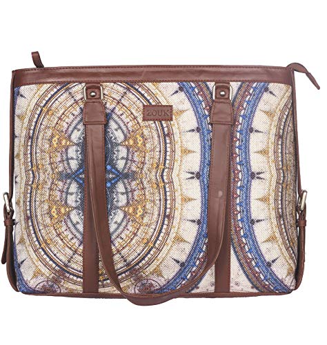 Image of ZOUK Vegan Leather Women's Office Bag for 15.6 inch Laptop, MacBook