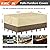 Patio Furniture Covers Waterproof for Dining Table and Chairs, Rectangular Outdoor Furniture Set Cover, Anti-Fade, Tear/Water Resistant Patio Furniture Set Covers, 126" L x 84" W x 28" H