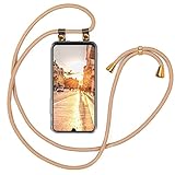 LÄNGENVERSTELLBAR - Das Umhängeband ist bis 155 cm frei verstellbar. So kannst du die Umhängehandyhülle quer über den Körper als Cross-Body Umhängecase oder auch als Handy-Halskette tragen