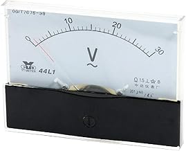 New Lon0167 Voltímetro do painel analógico voltímetro CA 0-30 V Faixa de Medição 44L1(Analog Panel Voltmeter Voltmeter AC 0-30 V Messbereich 44L1)