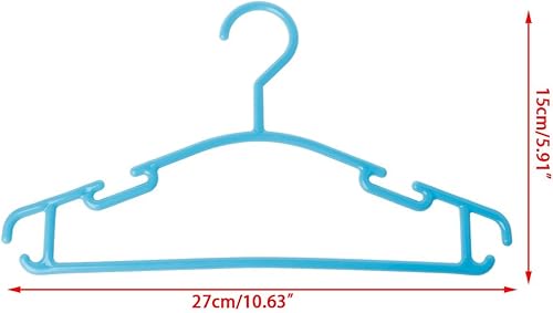 Miniatura 4 de La ropa plástica no del bebé del niño de las perchas plásticas de los cabritos de los