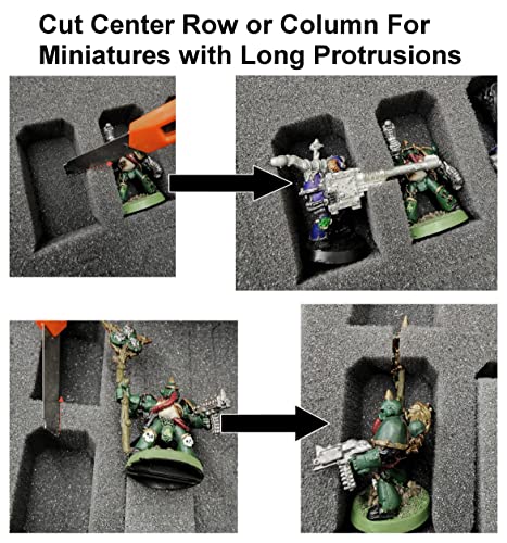 Case Club 123+ Miniature Figure Case Fits Warhammer 40K, DND & More by Case Club - Used condition - Image 3