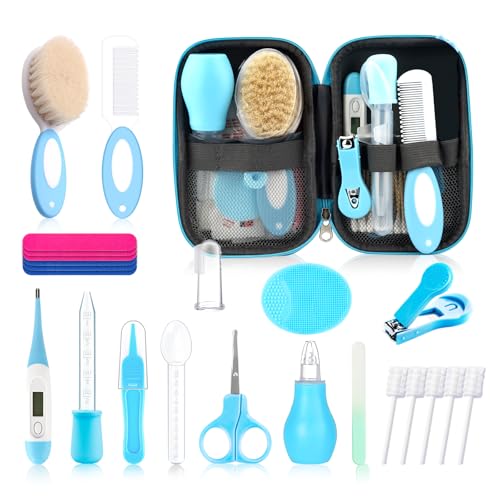 Image of Baby Healthcare and Grooming Kit for Newborn Kids, 24PCS Upgraded Safety Baby Care Kit, Newborn Nursery Health Care Set, Baby Care Products