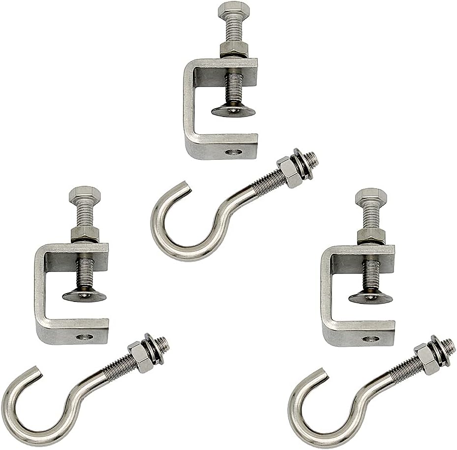 C Clamp Stainless Steel, Beam Clamp; C with Stainless