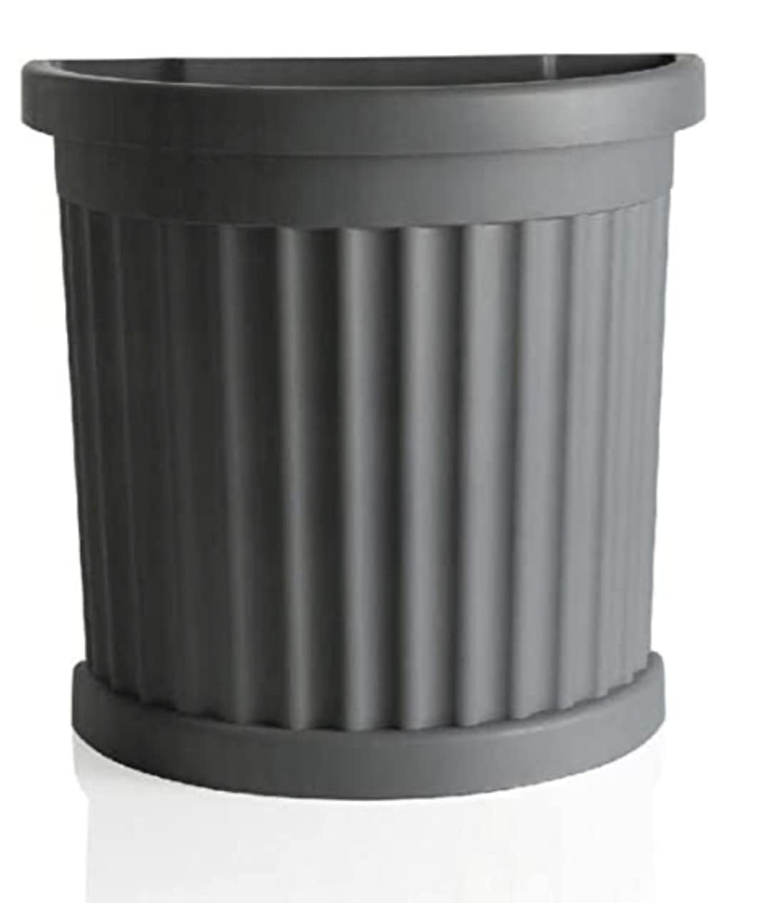 Bama vaso da giardino tondo TERRA in plastica 40 cm bianco