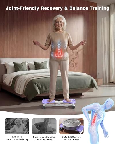 SolidFit Waist Twister Exercise Board w/ 326-Lb Weight Capacity and Non-Slip Surface (Purple or Light Pink) 19 + 50% Off Code 4MH2VYFD - image 8