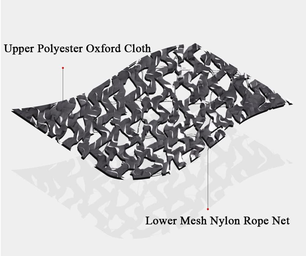 Heavy Duty Black Camo Netting, Outdoor Hunting Military Camouflage Net Blinds, Durable Truck Cargo Camo Netting, for Car-Covering