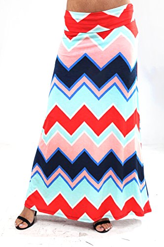 Boutique Republic Womens Maxi Skirts Collection of Various Print Skirt - Long Skirts