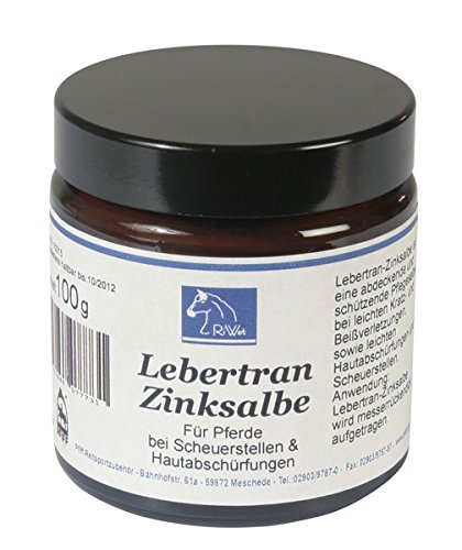 Pfiff 010053 Lebertran Zinksalbe, Schutzsalbe Wundsalbe Abdecksalbe Tiere, 100ml