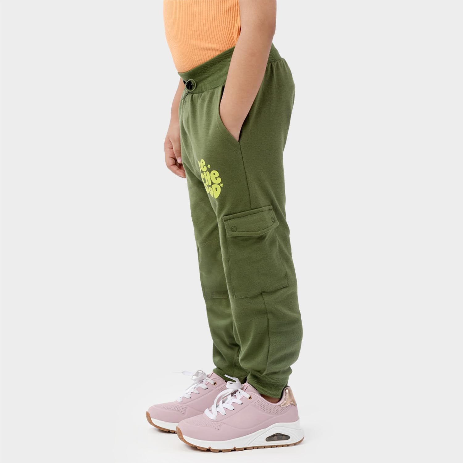 superbottoms Cotton Joggers for Kids - Stretchable Baby Pants - Premium Cotton Pajama for Kids | 7Y - 8Y | Adjustable Elastic Waistband Joggers - Waist & Ankle Ribs for Better Fit - 3 Trendy Colours - Image 4 thumbnail