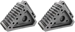 Extreme Max 5001.5772.2 Heavy-Duty Solid Rubber Wheel Chock with Handle - Value 2-Pack