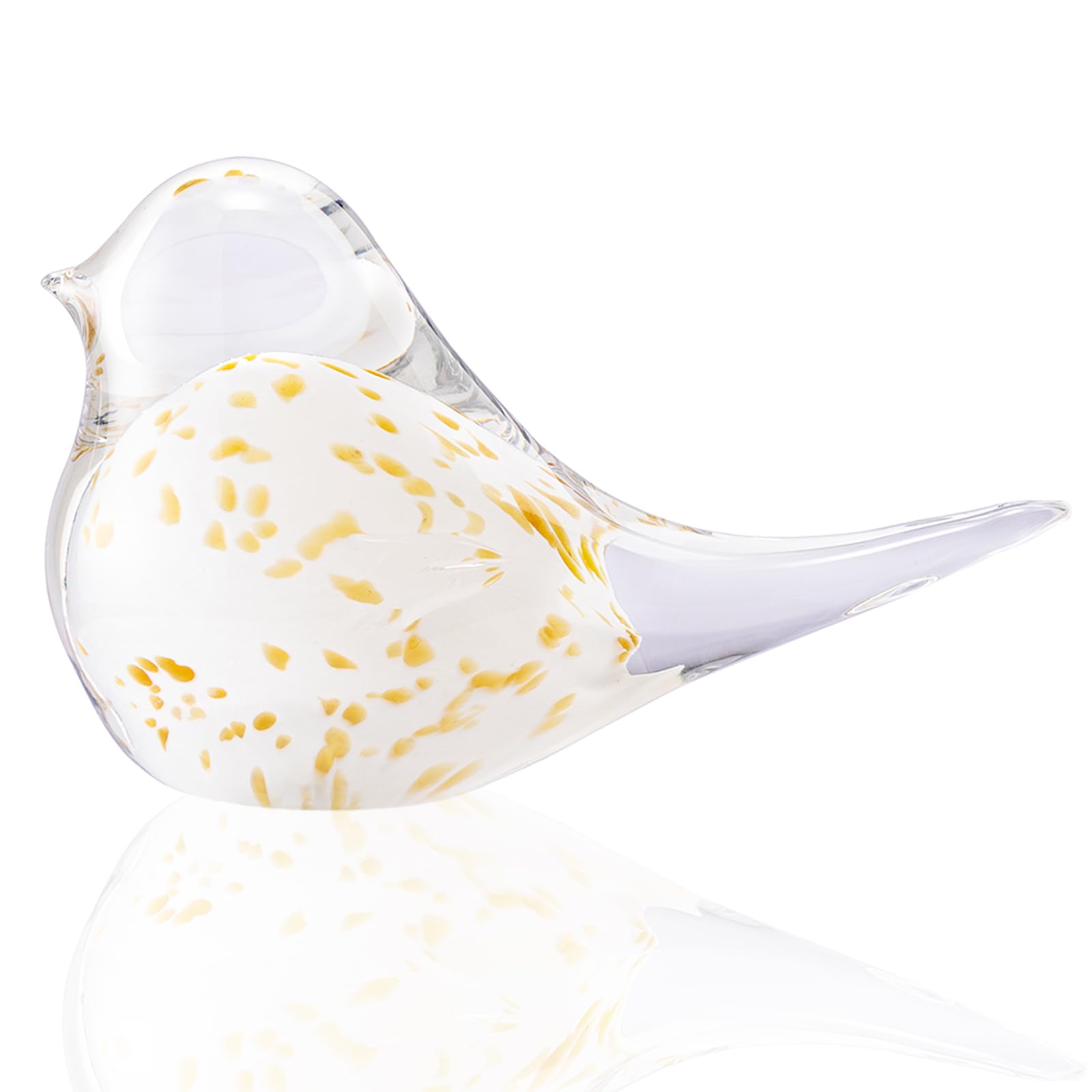 Glass Bird Figurines Art Collectible Ornaments Statue Figurines Paperweight Modern Handmade Sculpture Home Decor Bd-7 5.5in