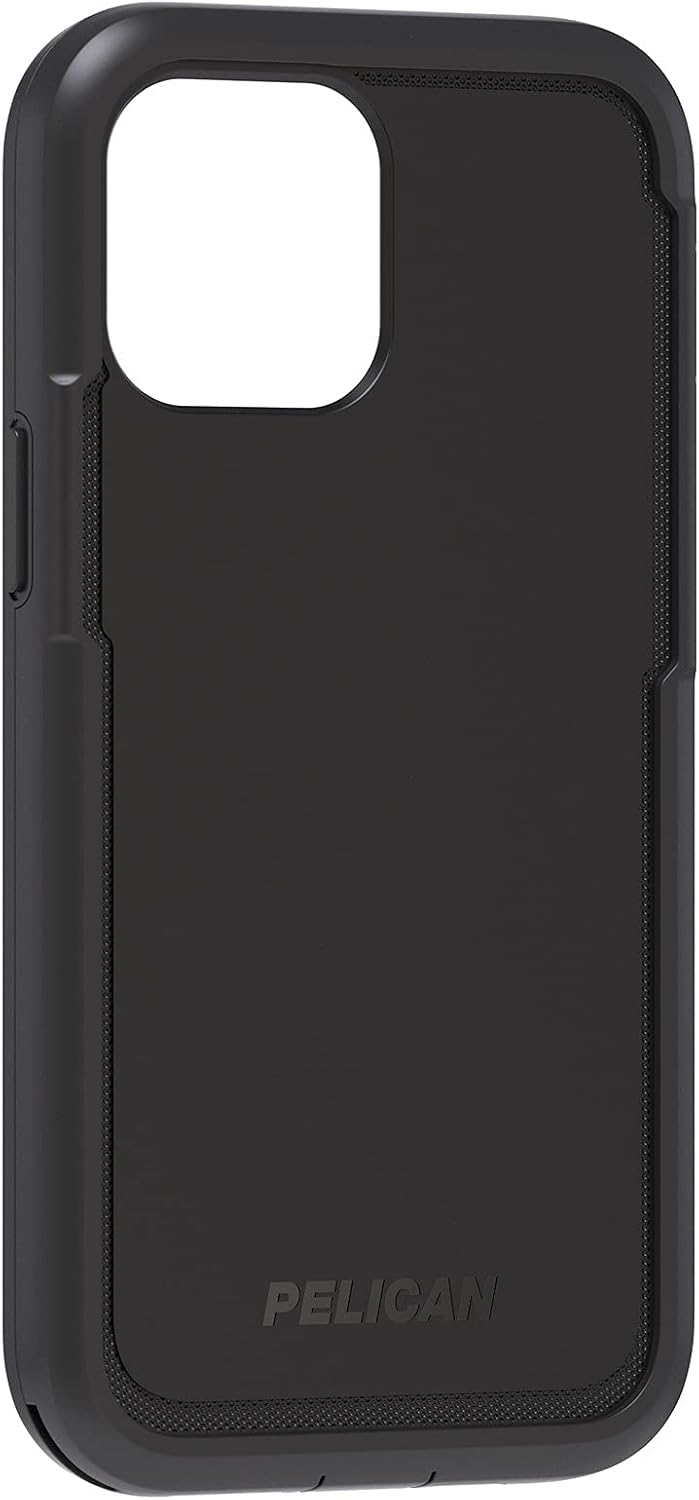 Pelican Voyager Series - iPhone 13 Case [Compatible with MagSafe] [Anti-Scratch] Magnetic Phone Case with Belt Clip Holster Kickstand [18FT MIL-Grade Drop Protection] Heavy Duty Rugged Cover - Black