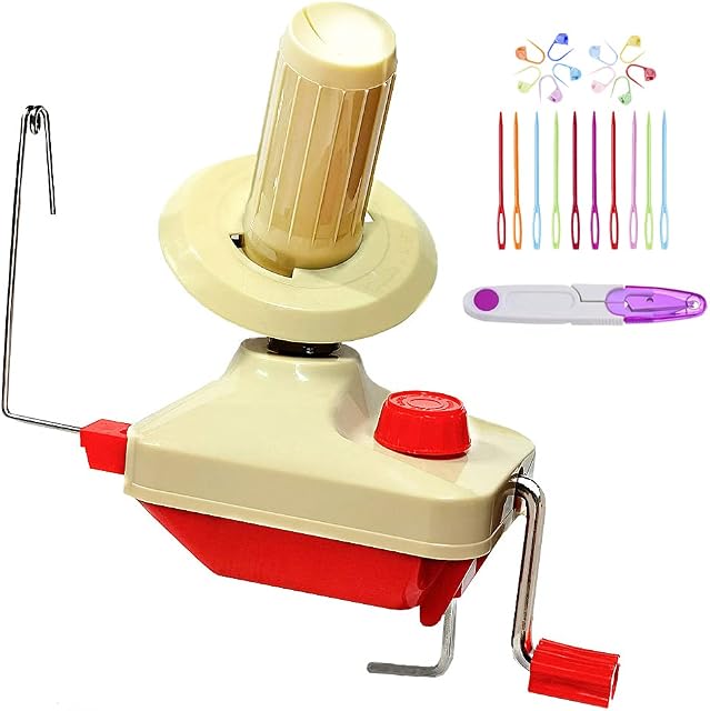 Yarn Ball Winder, Hands Operated Swift Yarn Fiber String Ball Wool Winder Machines for Family