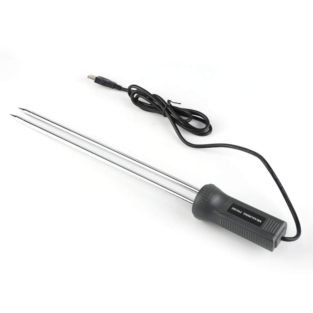 Fydun Medidor de humedad de grano Pantalla LCD Digital Probador Sensor Inteligente para Maíz Trigo Arroz Frijol