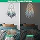 Hongyans Traumfänger mit LED Licht Handgefertigt Dreamcatcher mit Federn Böhmen Dekoration für Schlafzimmer Hochzeit Wandbehang Ornament Mädchen Kinder Geschenk